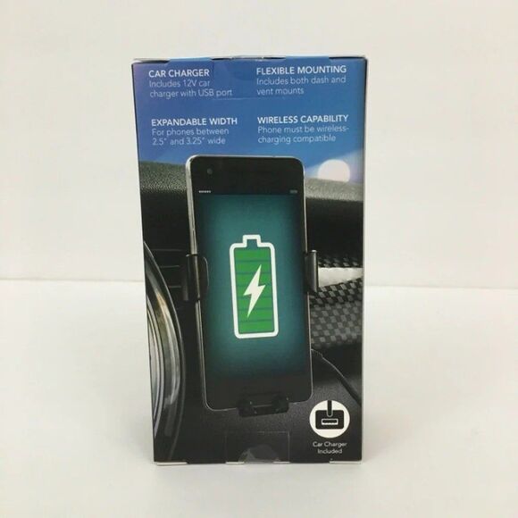 Wireless Charging Phone Holder- iPhone or Andriod - NEW SEALED - Picture 2 of 5